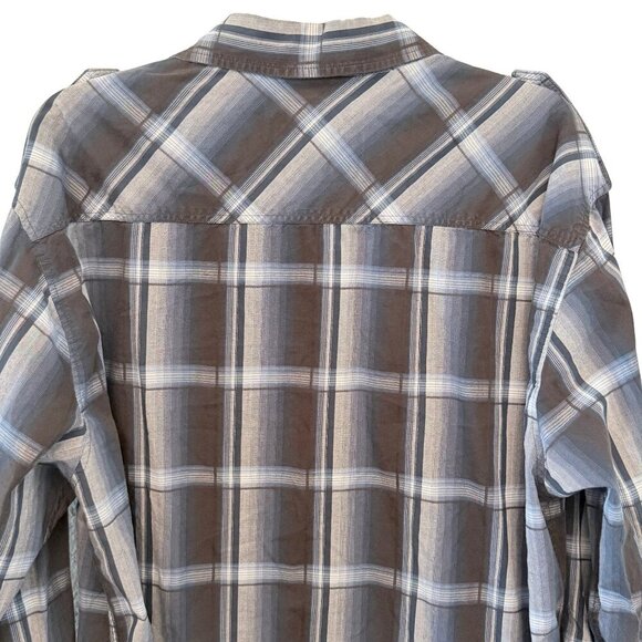Eighty Eight Mens Plaid Casual Button Down Long Sleeve Shirt - Size XXL - Picture 9 of 9